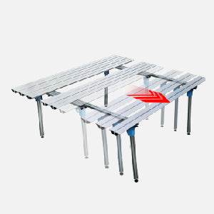 Mesa de Trabajo EXTENSIBLE de 180x(96-165) cm