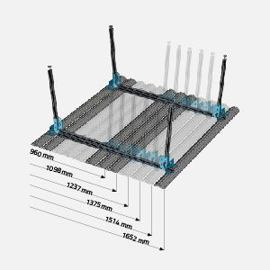 Mesa de Trabajo EXTENSIBLE de 180x(96-165) cm