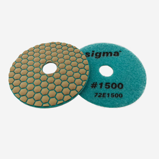 Pad diamantado GRANA 1500 para pulido - Sigma Spain - Remate de Cantos